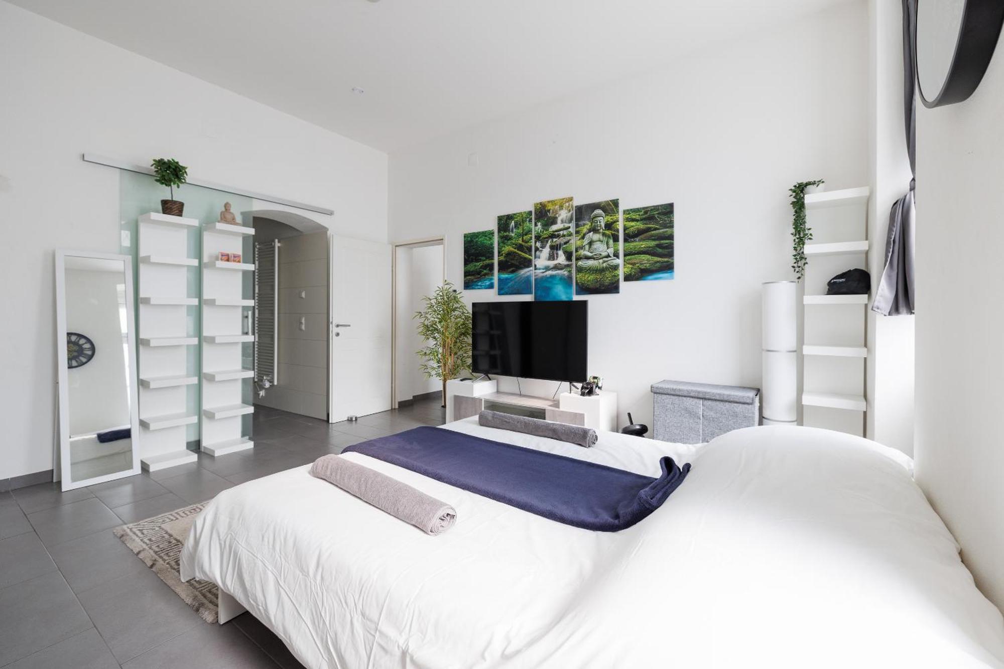 Modern City Apartment In Wina Bagian luar foto